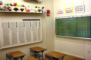 A Japanese classroom as seen through the eyes of a child at The Morikami.