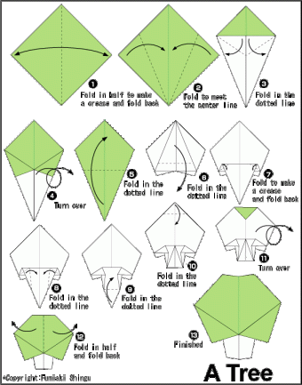 tree origami
