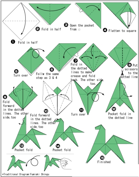 horse origami