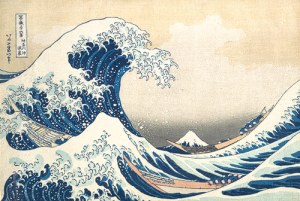 Katsushika Hokusai (ca. 1760 – 1849) Thirty-Six Views of Mount Fuji: The Great Wave off of Kanagawa Woodblock print; ink and colors on paper Edo Period, ca. 1829 – 1832 Photo courtesy of the Metropolitan Museum of Art 